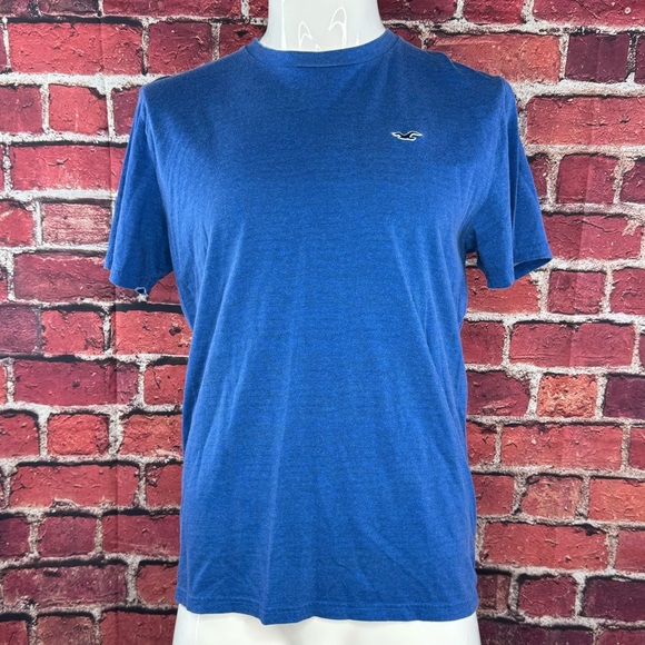Hollister Men’s Must Have Collection Short Sleeve T-Shirt - Size: XL - Blue - Picture 1 of 7